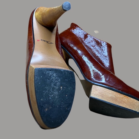 Baci Lagoon Leather Platform Heels - Picture 5 of 5